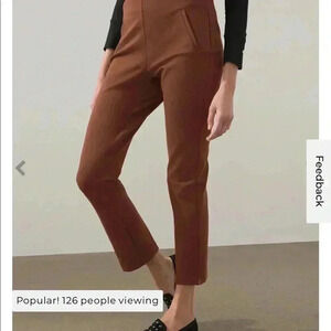 Chico’s Size S/6 (0.5) Rust Colored Juliet Ankle Pants.